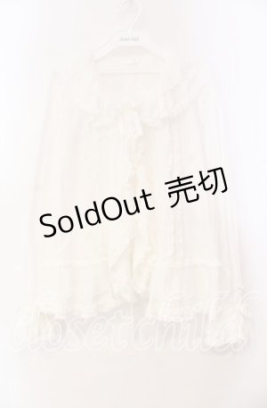 画像: PINK HOUSE / ローズレース使いローンフリルブラウス  シロ O-25-11-10-064-LO-BL-IG-OS