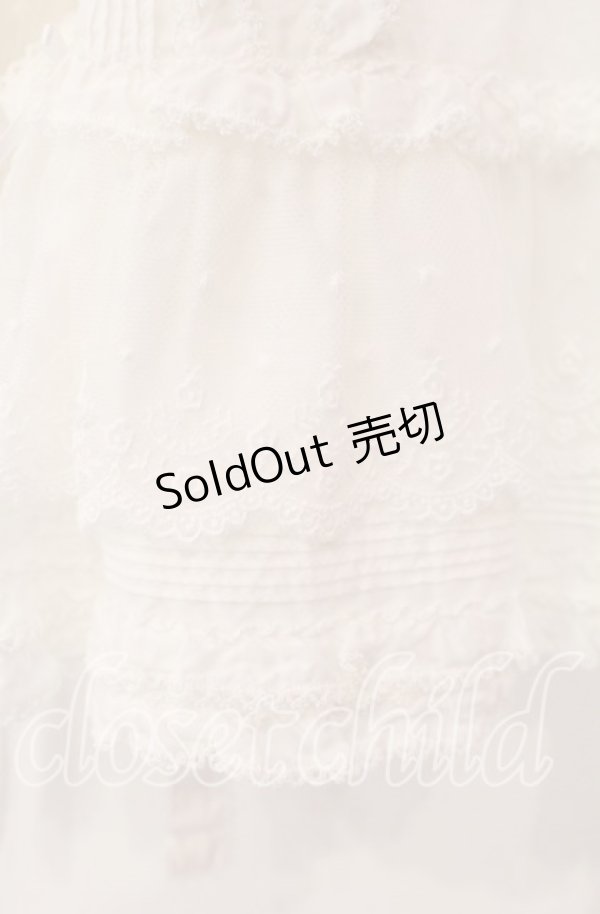 画像3: PINK HOUSE / ローズレース使いローンフリルブラウス  シロ O-25-11-10-064-LO-BL-IG-OS (3)