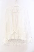 画像5: PINK HOUSE / ローズレース使いローンフリルブラウス  シロ O-25-11-10-064-LO-BL-IG-OS (5)