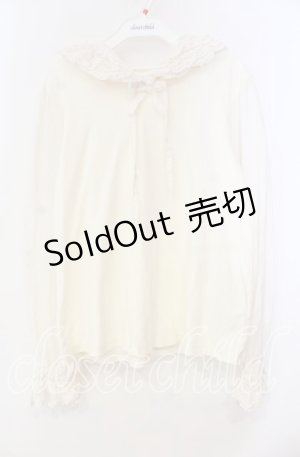 画像: PINK HOUSE / ローンフリルフード付きカットソー  オフ O-25-11-10-065-LO-TO-IG-OS