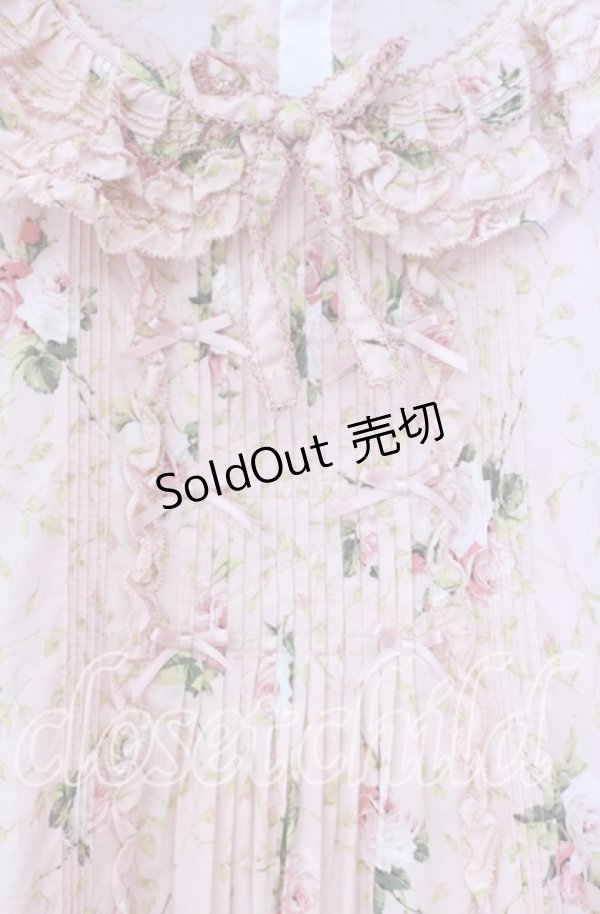 画像2: PINK HOUSE / ブロッサムローズプリントワンピース  ピンク O-25-11-10-066-LO-OP-IG-OS (2)