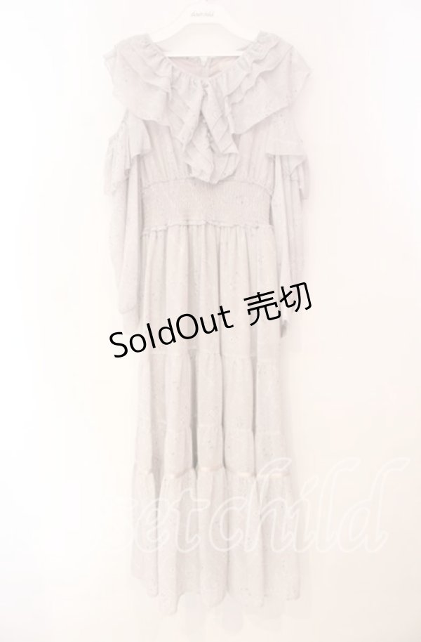 画像1: An MILLE / フリルショルダーカットワンピース  ピンク O-25-11-10-069-EL-OP-OW-OS (1)