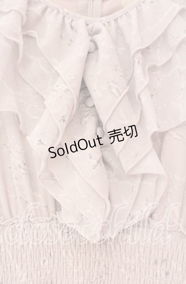 画像2: An MILLE / フリルショルダーカットワンピース  ピンク O-25-11-10-069-EL-OP-OW-OS (2)