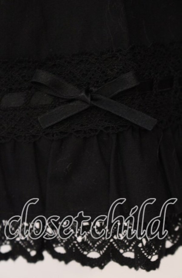 画像3: BABY,THE STARS SHINE BRIGHT / 姫袖後ろシャーリングブラウス  クロ×クロ O-25-11-10-076-BA-BL-IG-OS (3)