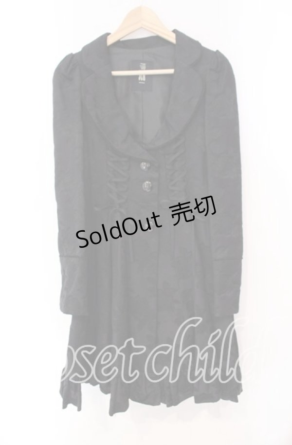 画像1: BPN / ローズジャガードロングジャケット Ｍ ブラック O-25-11-10-078-GO-CO-IG-OS (1)