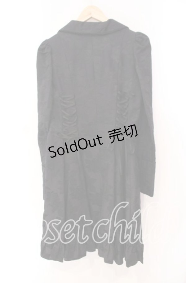 画像3: BPN / ローズジャガードロングジャケット Ｍ ブラック O-25-11-10-078-GO-CO-IG-OS (3)