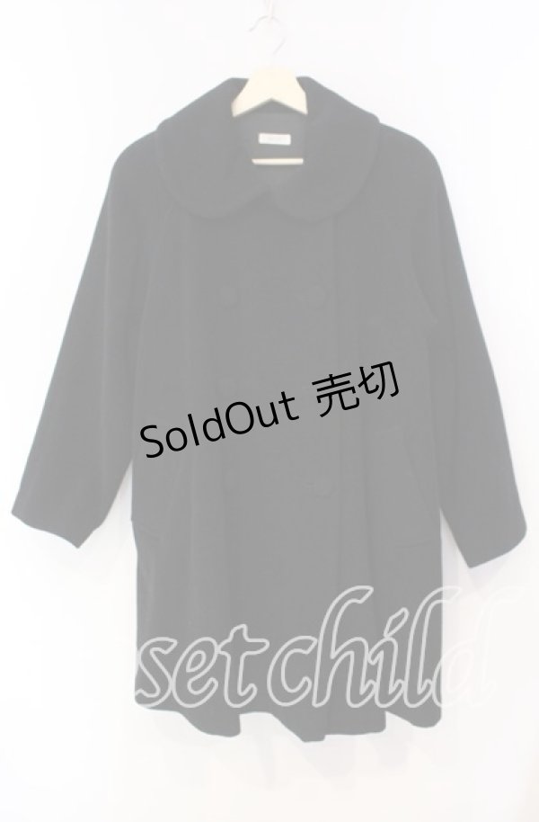 画像1: MILK / ダブルボタンジャケット  ブラック O-25-11-10-079-ML-CO-IG-OS (1)