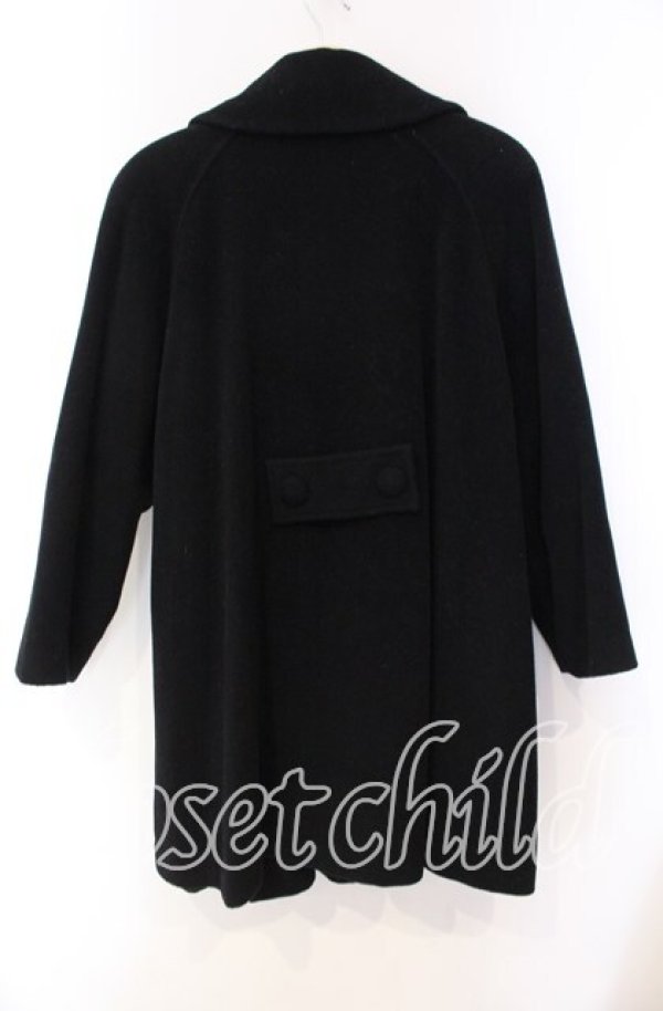 画像3: MILK / ダブルボタンジャケット  ブラック O-25-11-10-079-ML-CO-IG-OS (3)