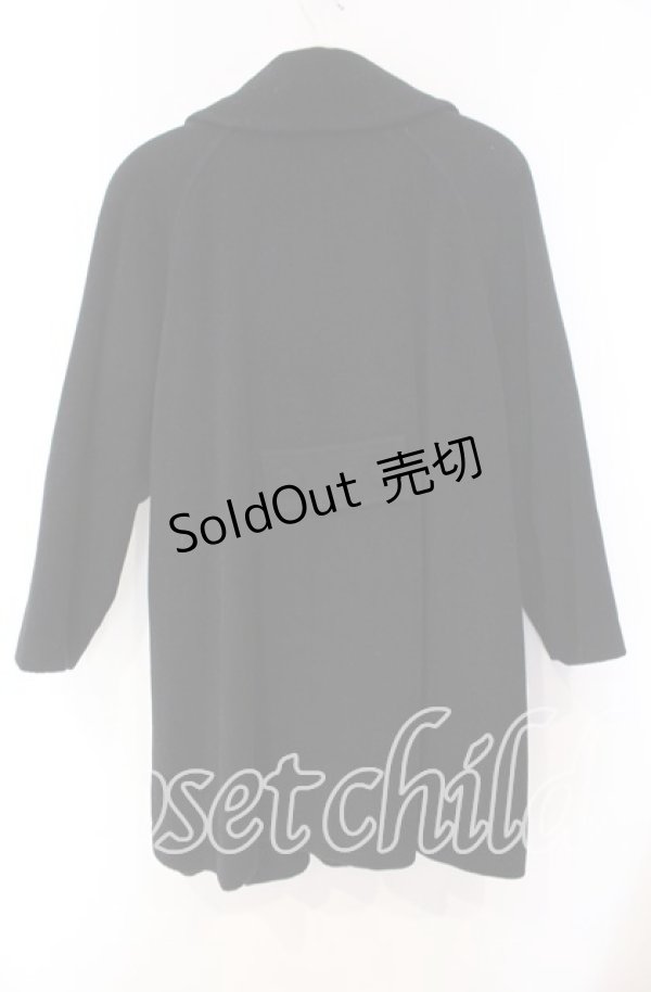 画像3: MILK / ダブルボタンジャケット  ブラック O-25-11-10-079-ML-CO-IG-OS (3)