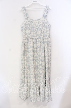 画像: m petit by misako / MSKトワルドジュイジャンパースカート Ｍ オフ×サックス系 O-25-11-10-081-LO-SK-IG-OS