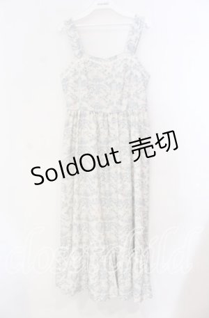 画像: m petit by misako / MSKトワルドジュイジャンパースカート Ｍ オフ×サックス系 O-25-11-10-081-LO-SK-IG-OS