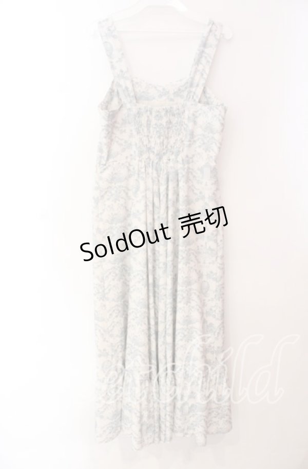 画像3: m petit by misako / MSKトワルドジュイジャンパースカート Ｍ オフ×サックス系 O-25-11-10-081-LO-SK-IG-OS (3)