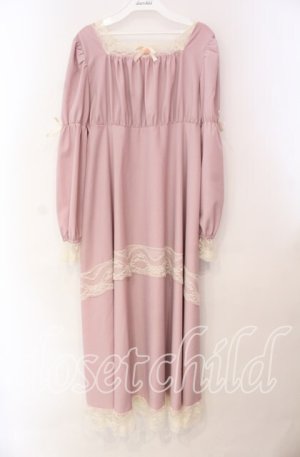 画像: FLC / レースワンピース（星名桜子） Ｍ ピンク O-25-11-10-082-LO-OP-IG-OS