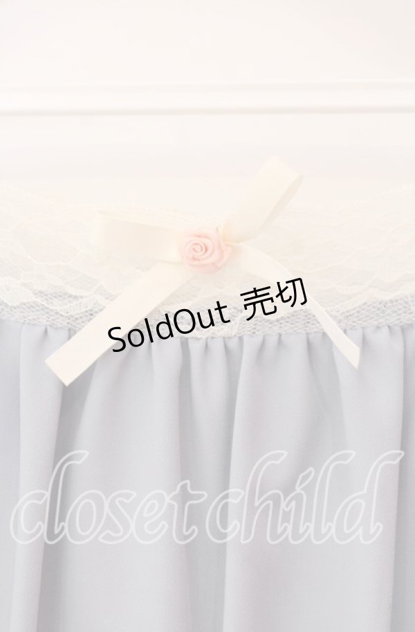 画像2: FLC / レースワンピース（星名桜子） Ｍ サックス O-25-11-10-083-LO-OP-IG-ZT1117M (2)