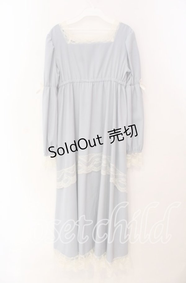 画像3: FLC / レースワンピース（星名桜子） Ｍ サックス O-25-11-10-083-LO-OP-IG-ZT1117M (3)