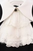 画像2: DARK IN LOVE / Gothic princess contrast ruffle neck dress　ドレス L ブラック×ホワイト O-25-11-10-087-PU-OP-IG-OS (2)