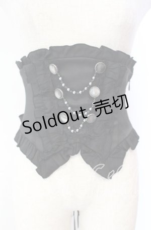 画像: Sheglit / "Sirenetta"パールコルセット M ブラック O-25-11-10-015-EL-TO-OW-OS