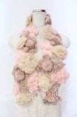 画像1: PINK HOUSE / グラデーションフラワーモチーフモヘアストール  ピンク O-25-11-10-002-LO-ZA-IG-OS (1)