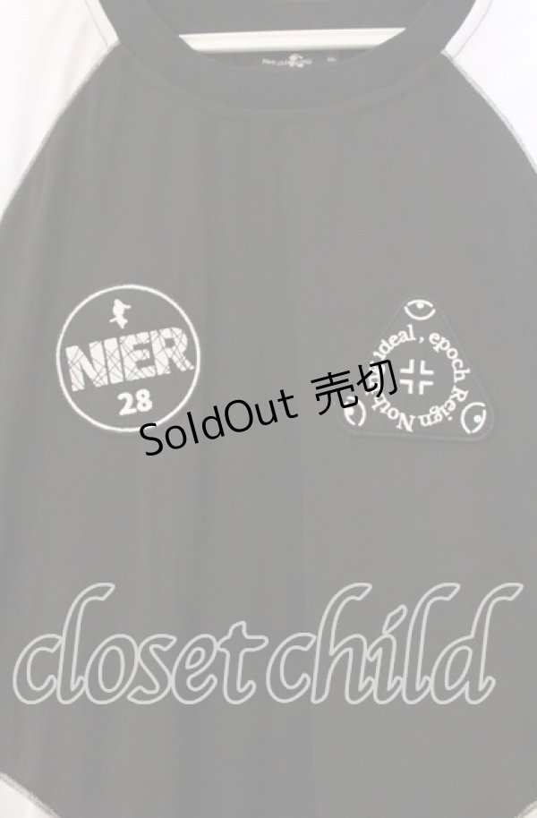 画像2: NieR Clothing / NIER BLACK×WHITE UNIFORM ユニフォーム  ブラック×ホワイト O-25-11-10-094-PU-TO-IG-OS (2)