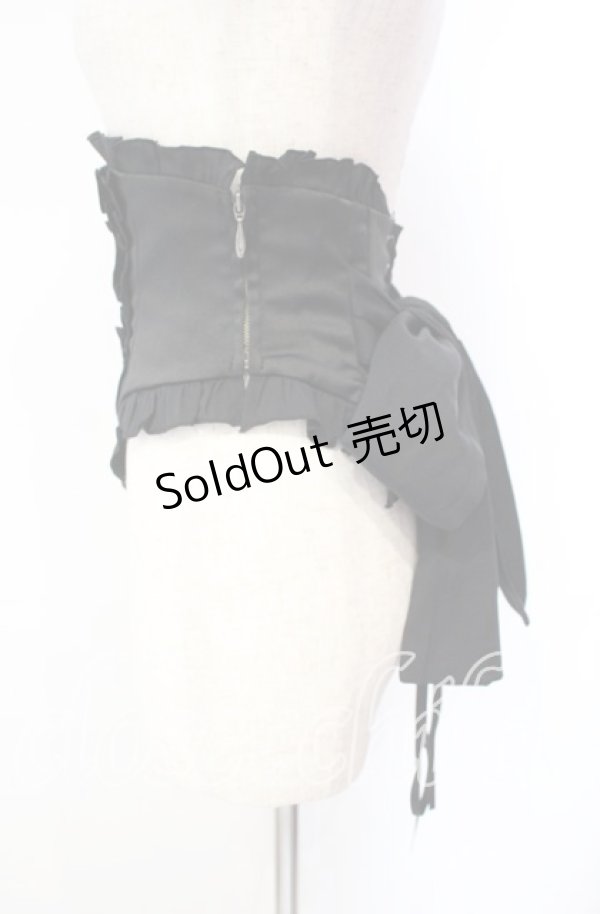 画像3: Sheglit / "Sirenetta"パールコルセット M ブラック O-25-11-10-015-EL-TO-OW-OS (3)