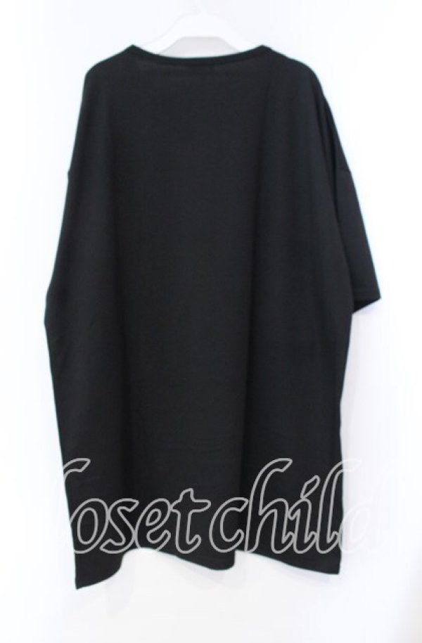 画像3: NieR Clothing / ポケット付きパッチワークプルオーバー【シエル】  ブラック O-25-11-10-097-PU-TO-IG-ZT318 (3)