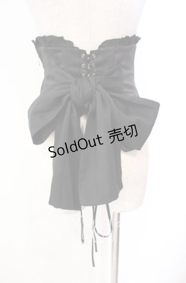 画像4: Sheglit / "Sirenetta"パールコルセット M ブラック O-25-11-10-015-EL-TO-OW-OS (4)