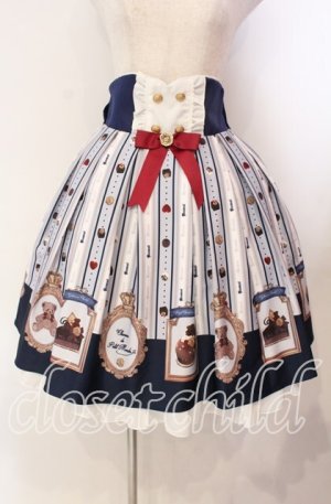 画像: Amavel / Nounours Chocolatoryスカート F アオ O-25-11-10-019-CA-SK-OW-OS