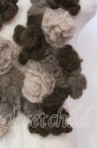 画像2: PINK HOUSE / グラデーションフラワーモチーフモヘアストール  ブラウン O-25-11-10-003-LO-ZA-IG-OS (2)