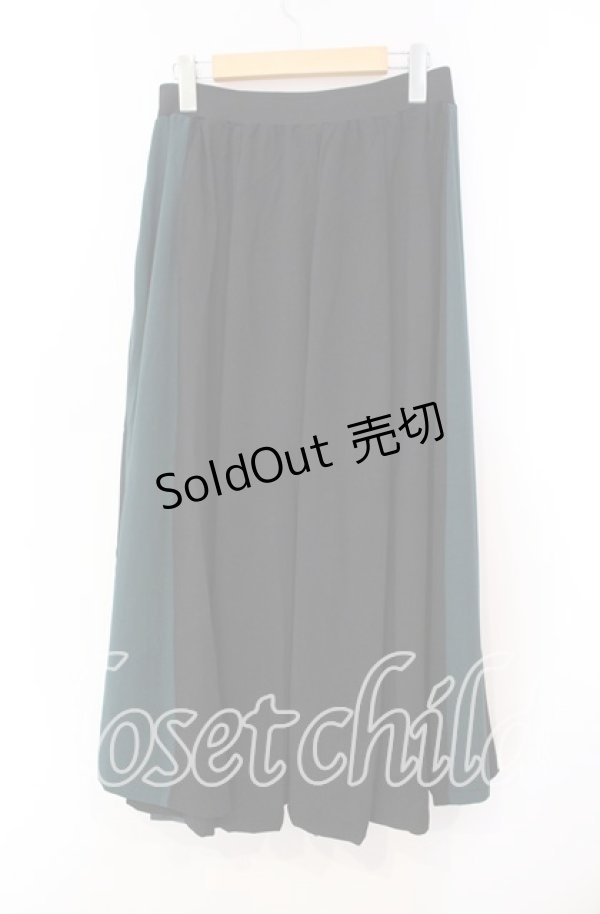 画像3: Qutie Frash / 和柄プリーツロングスカート  グリーン O-25-11-10-027-QU-SK-IG-OS (3)