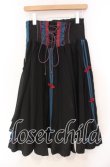 画像5: Ozz oneste / 春うららスカート  ブラック×ブルー O-25-11-10-028-OO-SK-IG-OS (5)