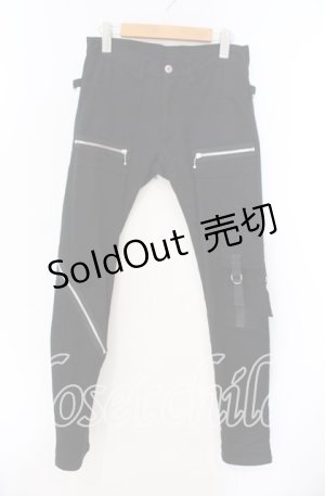 画像: SEXY DYNAMITE LONDON / ブリーチZIPデザインパンツ XS ブラック O-25-11-10-031-PU-PA-OW-OS