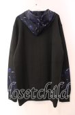 画像3: NieR Clothing / 高品質ブロッキングZIP OUTER【COSMO】 パーカー  ブラック×ブルー系 O-25-11-11-025-PU-TO-IG-OS (3)