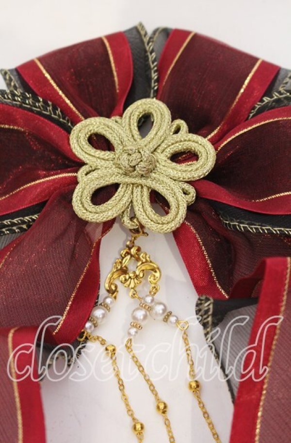 画像8: Alice Girl / ”猫猫娘”中華風ワンピース M クロ×アカ O-25-11-11-002-EL-OP-OW-ZT207 (8)