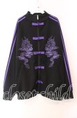画像1: Candy Stripper / DRAGON TRACK JACKET ジャケット  ブラック×パープル O-25-11-11-041-PU-JA-IG-OS (1)
