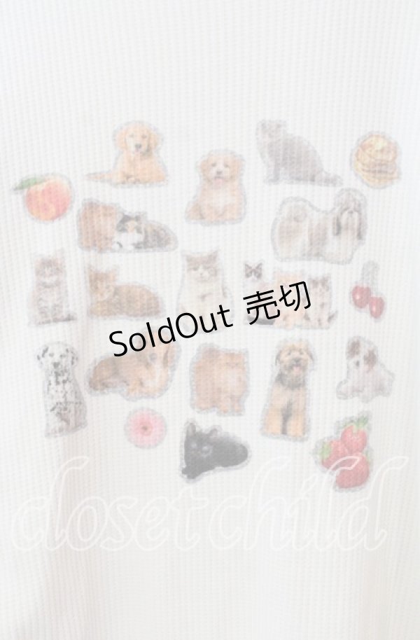 画像2: Candy Stripper / STICKERS LAYERED トップス  アイボリー O-25-11-11-042-PU-TO-IG-OS (2)