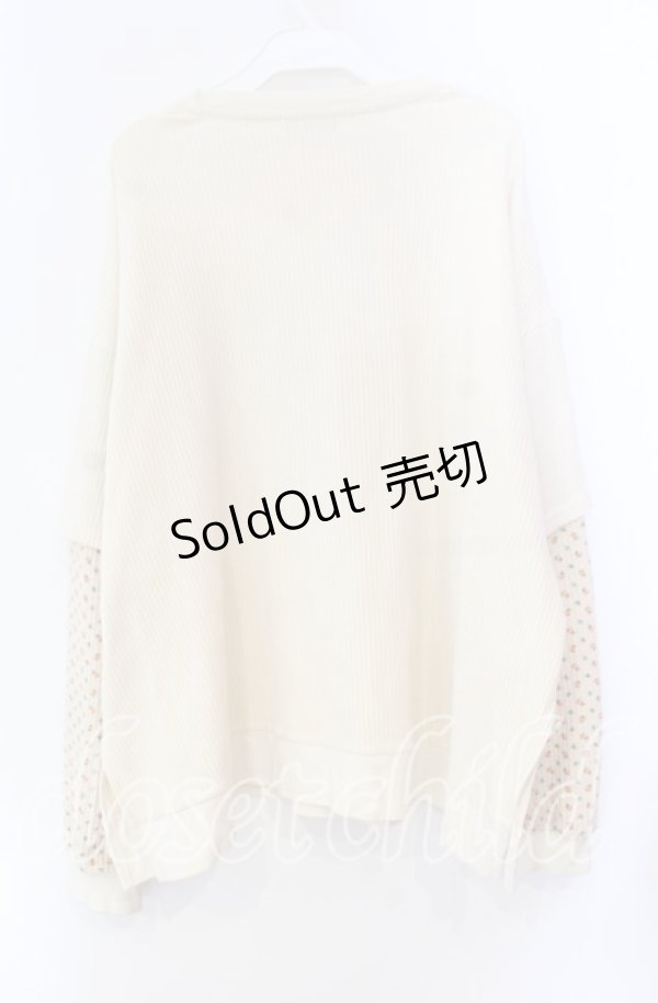 画像3: Candy Stripper / STICKERS LAYERED トップス  アイボリー O-25-11-11-042-PU-TO-IG-OS (3)