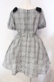 画像3: Amavel / ツインリボンチェックワンピース F クロ O-25-11-11-003-CA-OP-OW-ZT513 (3)
