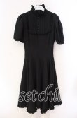 画像1: Na+H / 後ろリボンタックワンピース  ブラック O-25-11-11-051-PU-OP-OW-OS (1)