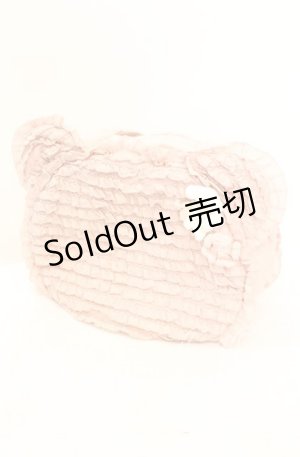 画像: PINK HOUSE / Teddyシルエットフリルバッグ  ピンク O-25-11-11-1001-LO-BG-OW-OS