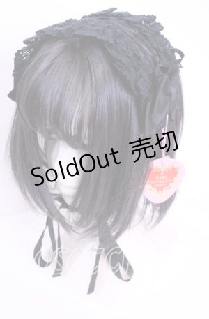 画像: BABY, THE STARS SHINE BRIGHT / はしごレースのスピンドールヘッドドレス  クロ×クロ O-25-11-11-1036-BA-AC-IG-OS