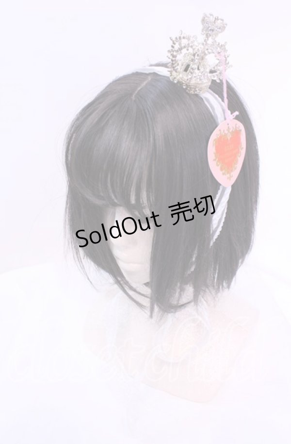 画像1: BABY, THE STARS SHINE BRIGHT / 蝶々王冠ヘッドドレス  シルバー O-25-11-11-1037-BA-AC-IG-OS (1)