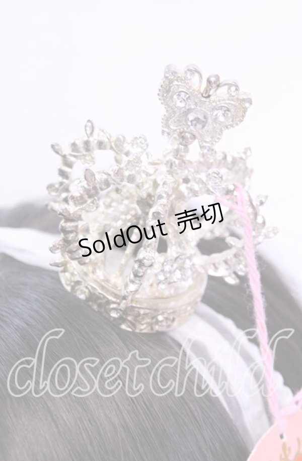 画像2: BABY, THE STARS SHINE BRIGHT / 蝶々王冠ヘッドドレス  シルバー O-25-11-11-1037-BA-AC-IG-OS (2)