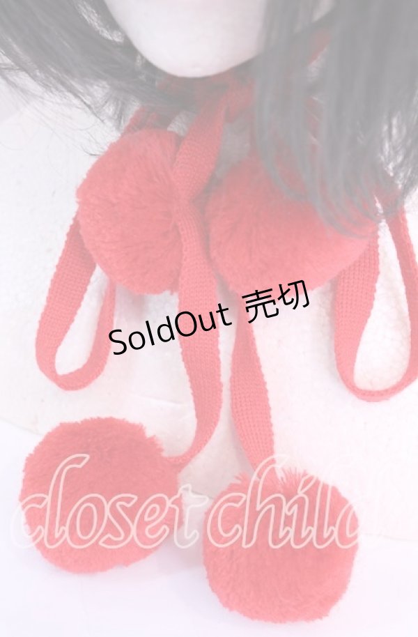 画像2: MILK / ニットヘッドドレス  アカ O-25-11-11-1039-ML-AC-IG-OS (2)