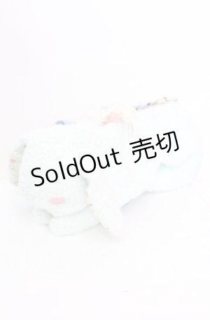 画像: 牧場仕立て / ぽこぽこ本体にラムネ色の春待ちうさぎバッグ  ラムネ O-25-11-11-1003-LO-BG-OW-ZT274