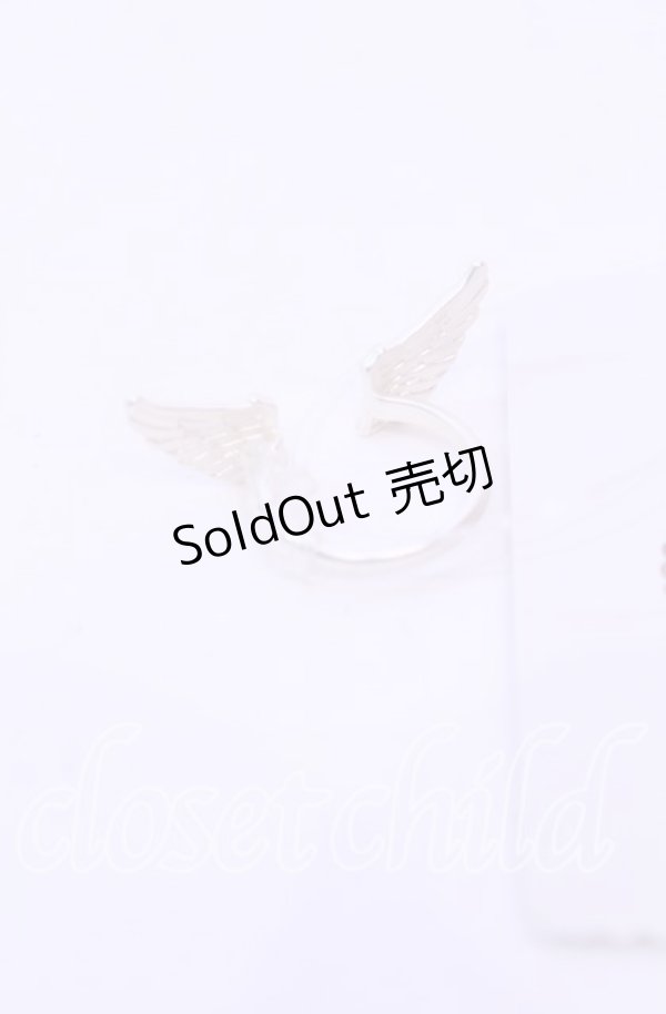 画像2: axes femme POETIQUE / レイヤードウィングリング  シルバー O-25-11-11-1042-AX-AC-OW-OS (2)