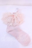 画像2: metamorphose / ラッセルレースクルーソックス 22〜24ｃｍ ピンク O-25-11-11-1047-ME-ZA-OW-OS (2)