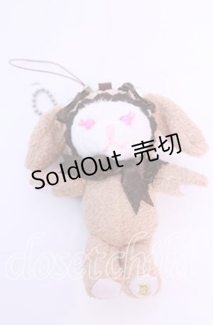 画像: BABY, THE STARS SHINE BRIGHT / うさくみゃちゃんストラップ  ブラウン O-25-11-11-1051-BA-ZA-OW-OS