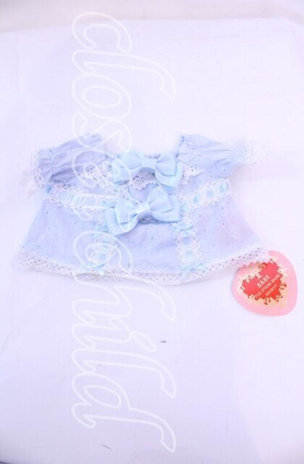 画像1: BABY, THE STARS SHINE BRIGHT / くみゃちゃんのはわせドールワンピースセット  サックス O-25-11-11-1053-BA-ZA-IG-OS (1)