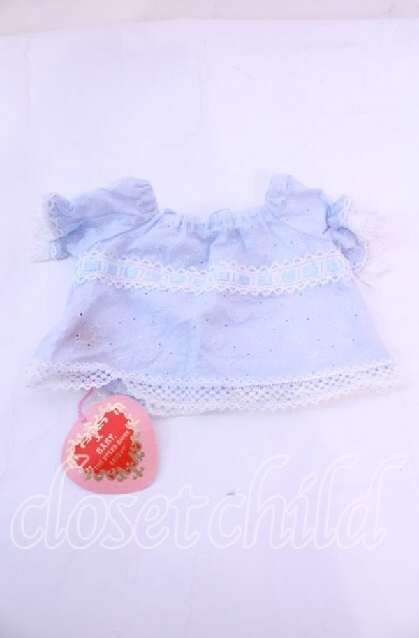画像2: BABY, THE STARS SHINE BRIGHT / くみゃちゃんのはわせドールワンピースセット  サックス O-25-11-11-1053-BA-ZA-IG-OS (2)
