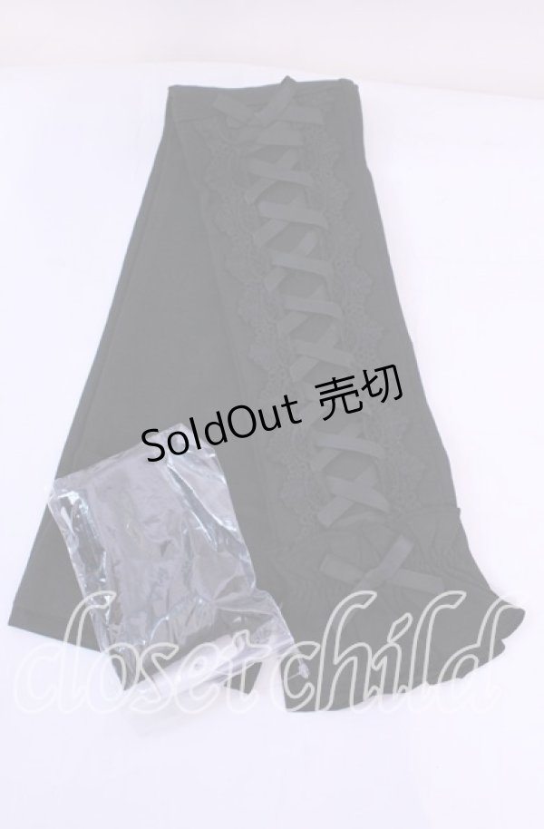 画像1: axes femme POETIQUE / レースアップＵＶグローブ  クロ O-25-11-11-1055-AX-ZA-IG-OS (1)